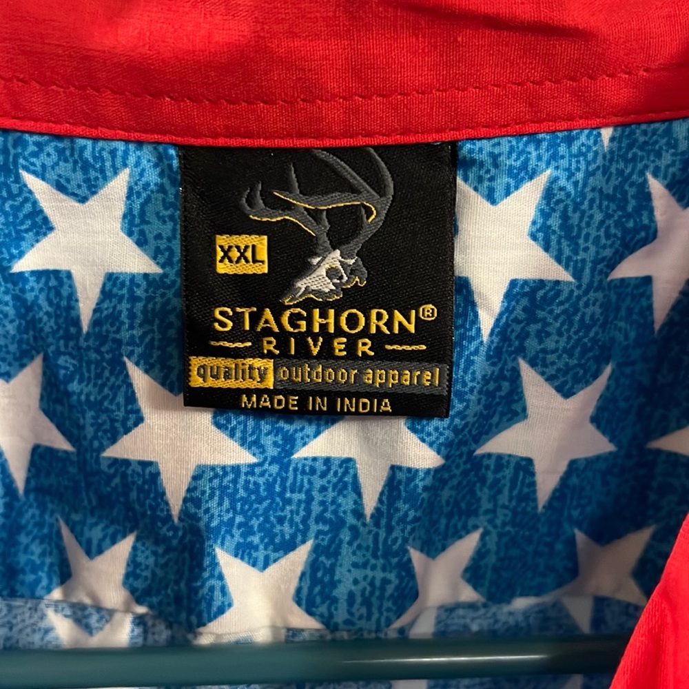 Staghorn River XXL button down shirt